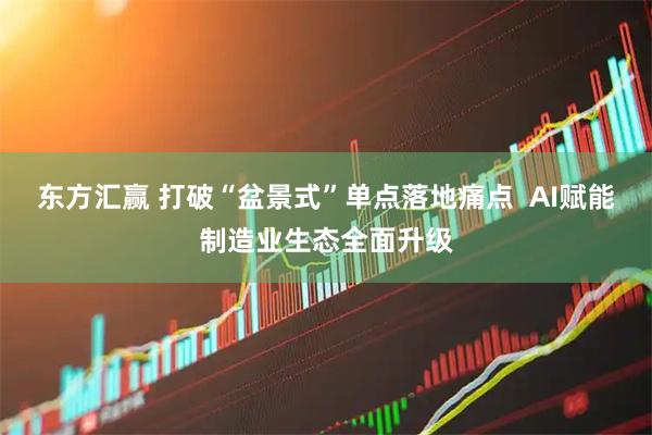 东方汇赢 打破“盆景式”单点落地痛点  AI赋能制造业生态全面升级