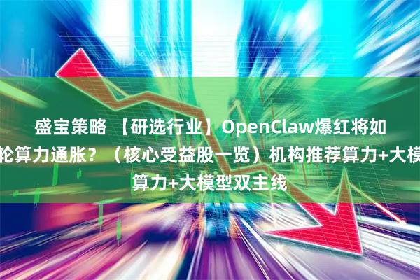 盛宝策略 【研选行业】OpenClaw爆红将如何引爆下轮算力通胀？（核心受益股一览）机构推荐算力+大模型双主线