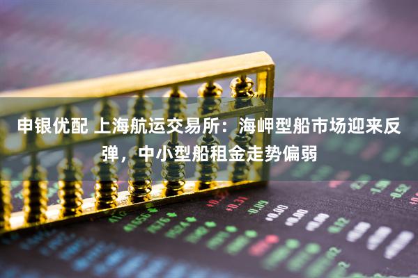 申银优配 上海航运交易所：海岬型船市场迎来反弹，中小型船租金走势偏弱