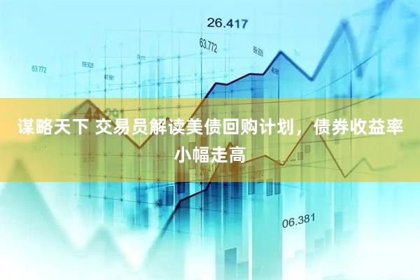 谋略天下 交易员解读美债回购计划，债券收益率小幅走高